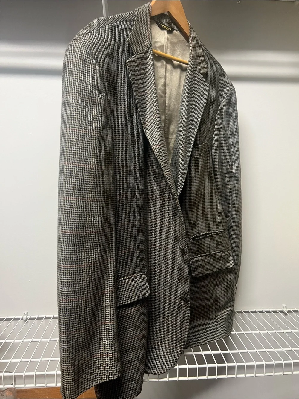 Orvis Men’s 48 Long (US) Houndstooth Blazer